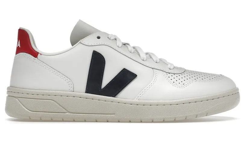 Veja V-10 Leather White Nautico Pekin (VX021267)