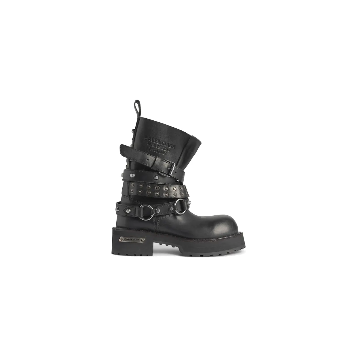 Balenciaga Venom City Bootie Worn-Out Black (845104 WBEQ4 1081)