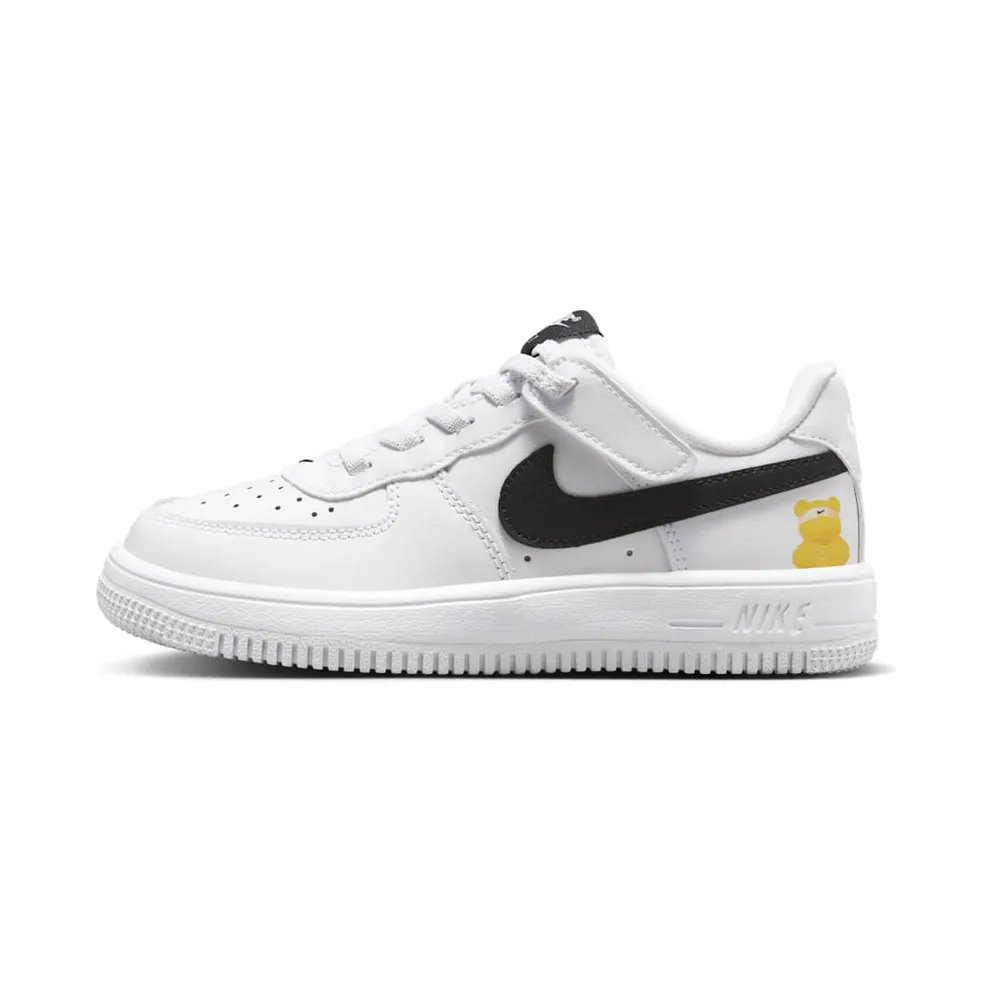 Nike Force 1 Low EasyOn PS “White Black Yellow Bear” (IR3985-121)