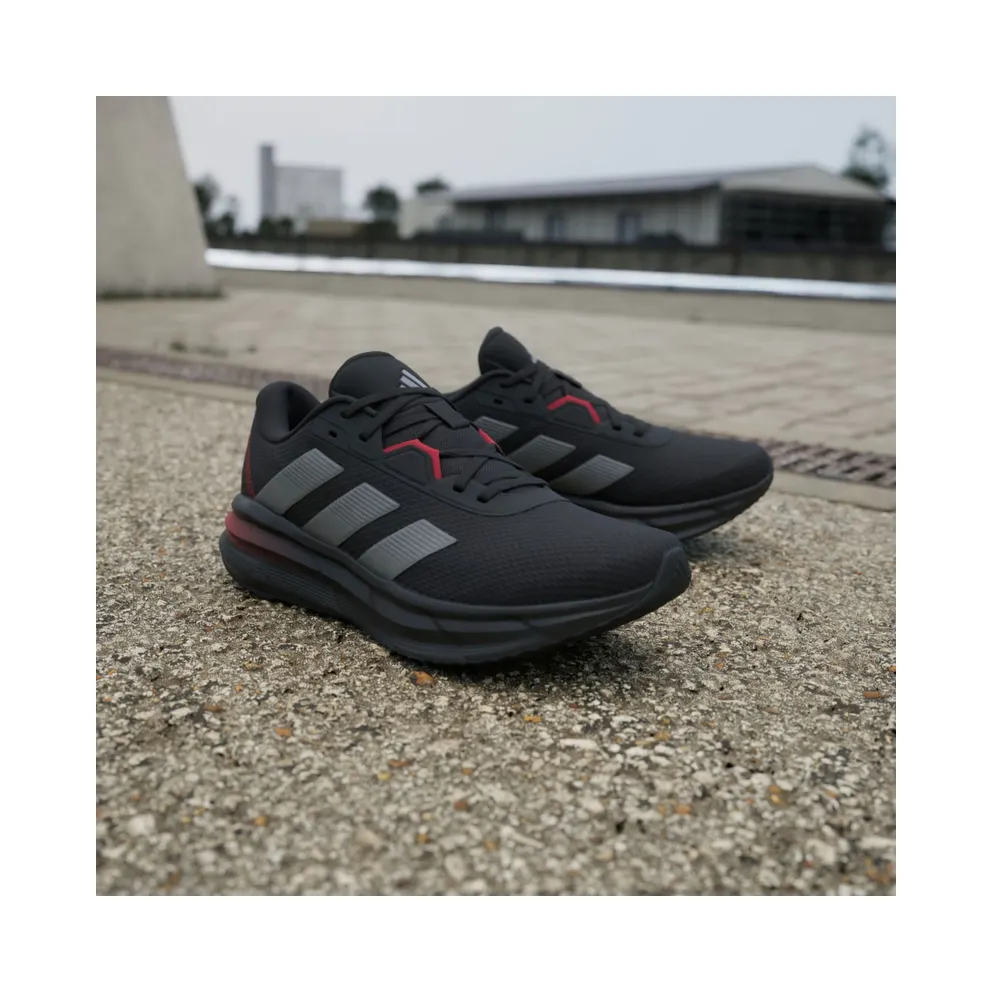 adidas Galaxy 7 Core Black Iron Metallic Better Scarlet (ID8755)