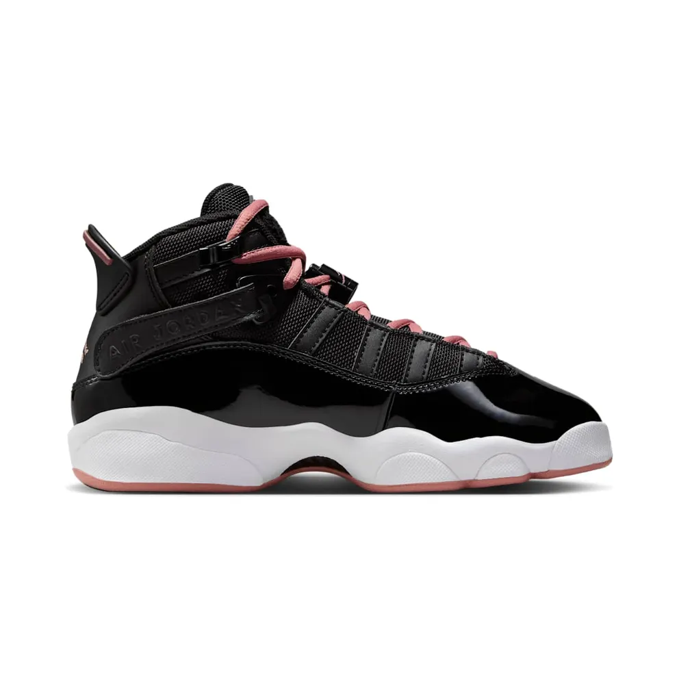 Jordan 6 Rings Black White Anthracite Rust Pink (323419-068)