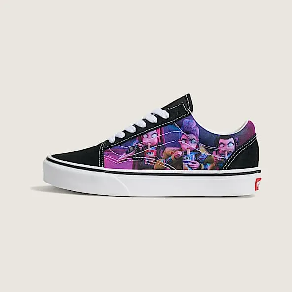 Vans Old Skool KPop Demon Hunters Black Purple (VN000ECUB5P)