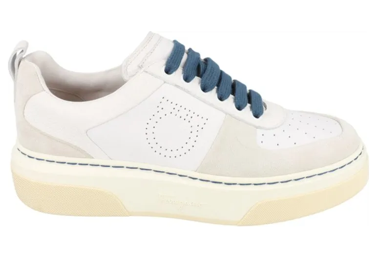 Ferragamo Cassina Low-Top Sneakers White (030346-758141-M)