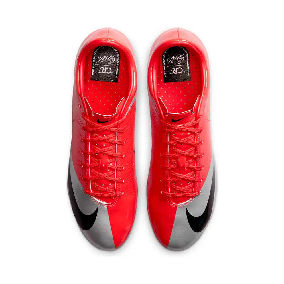Nike Zoom Mercurial Vapor Superfly 1 RGN FG SE “CR7 Max Orange Metallic Silver” (IQ2995-801)