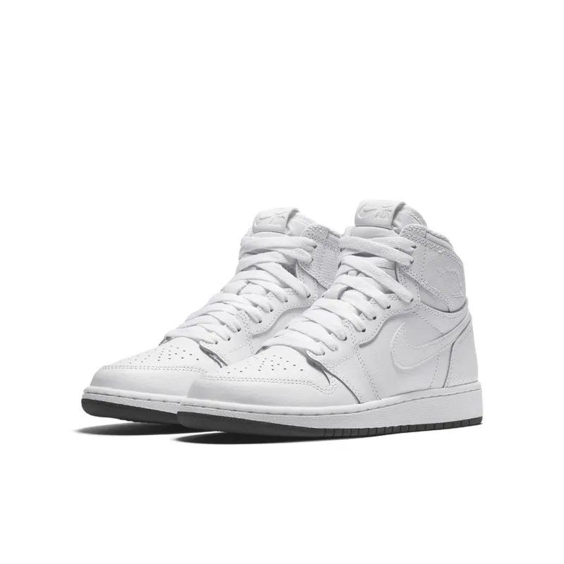 Jordan 1 Retro High Perforated White (GS) White/Black-White (575441-100)