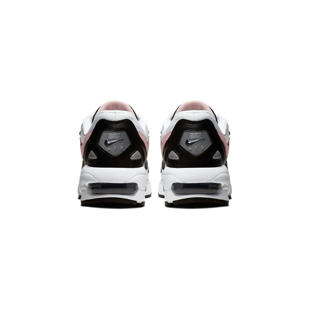 Nike Air Max2 Light White Bleached Coral Black (W) White/Bleached Coral-Black-Sail-Alligator (AO3195-101)