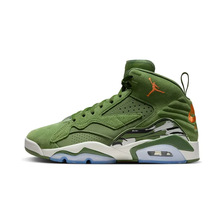 Jordan MVP Sky J Sky J “Sky J Light Olive / Bright Mandarin / Black / Sail” (DZ4475-300)