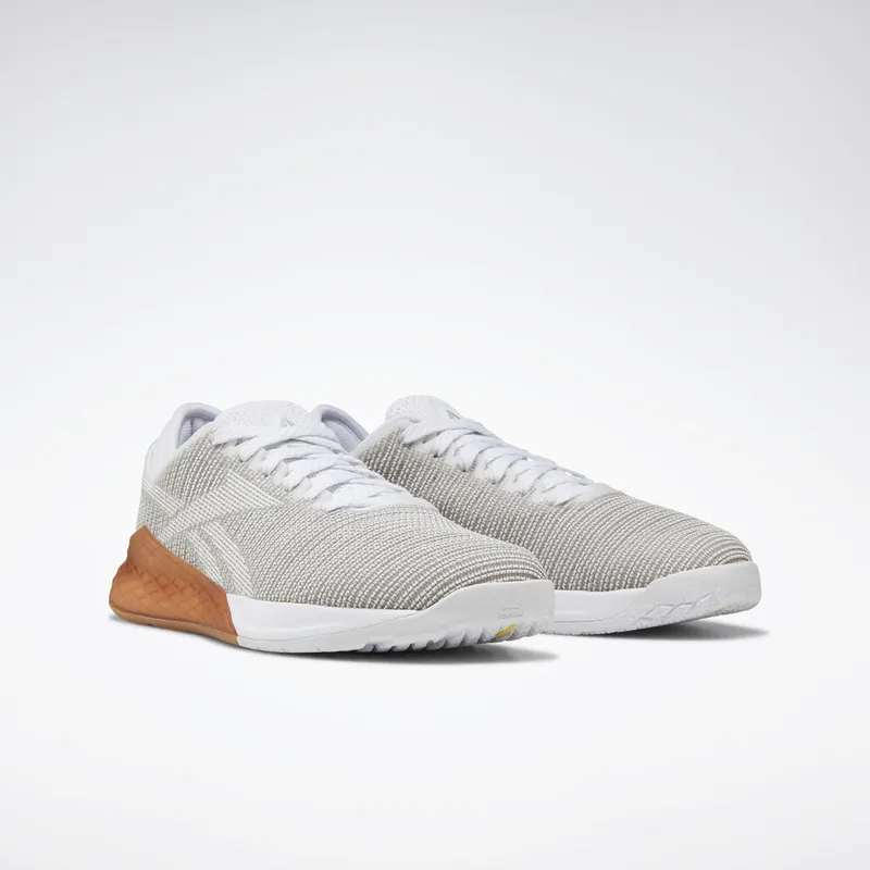 Reebok Nano 9 White Gum (W) White/Skull Grey-Reebok Rubber Gum 03 (Other Brands Other)
