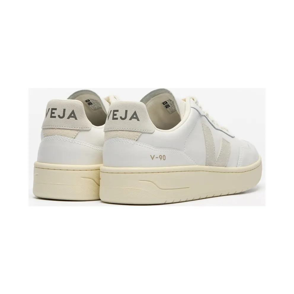 Veja V-90 LEATHER WHITE NATURAL – “White” (VD2003655A)