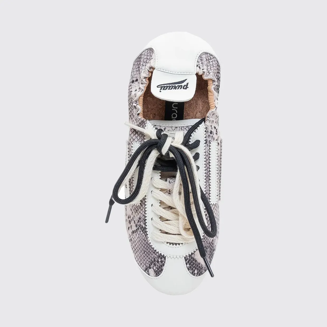 Puraai 8.01 Lion Pepper Python Print Vegan Leather Sneakers Multicolor (PU801L009) (2)