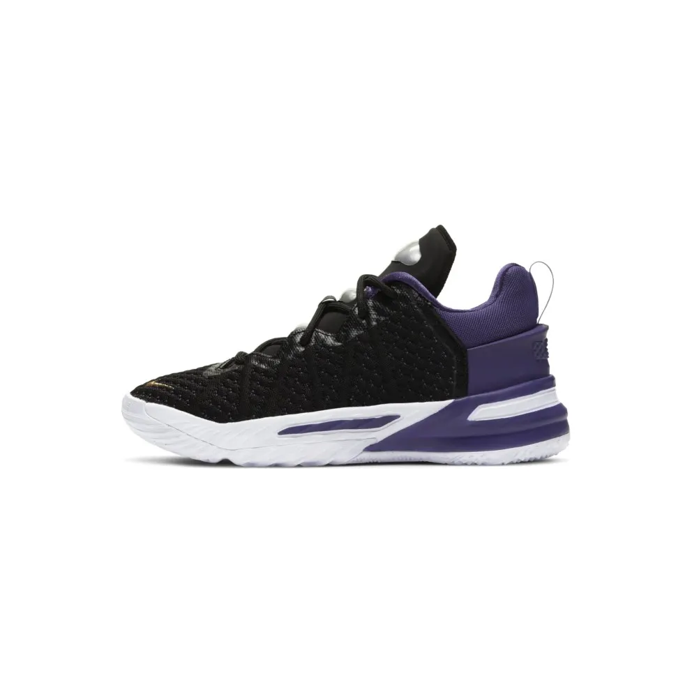 Nike LeBron 18 PS ‘Lakers’ Black/Metallic Gold/Court Purple/White (CT4710-004)
