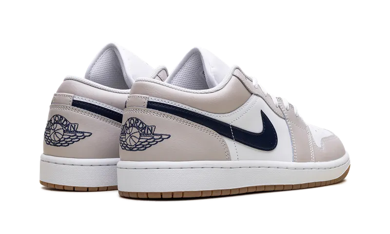 Jordan 1 Low “Midnight Navy Neutral Grey” (553558-146)
