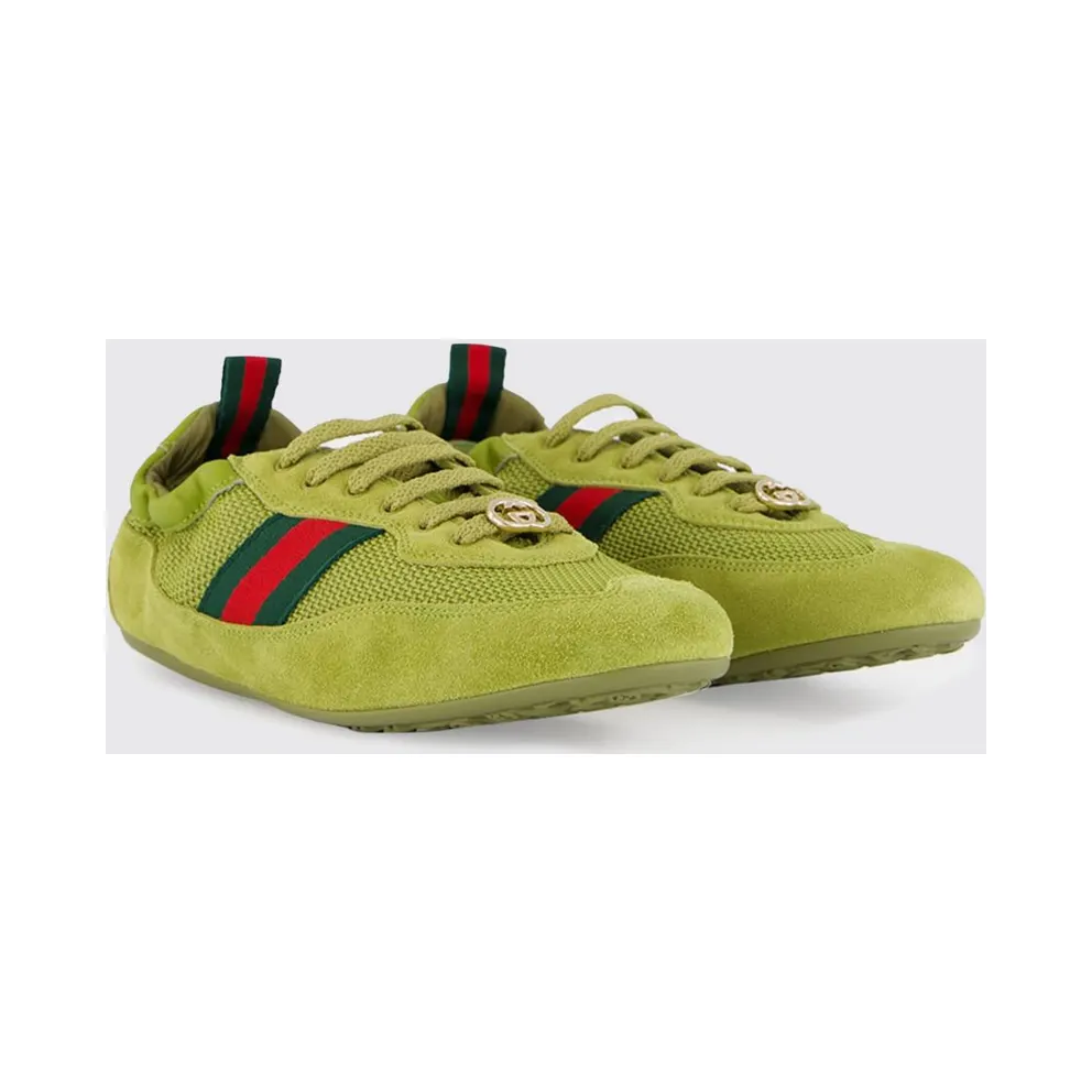 Gucci Shift Suede and Mesh Green (857963AAF1Z3150)