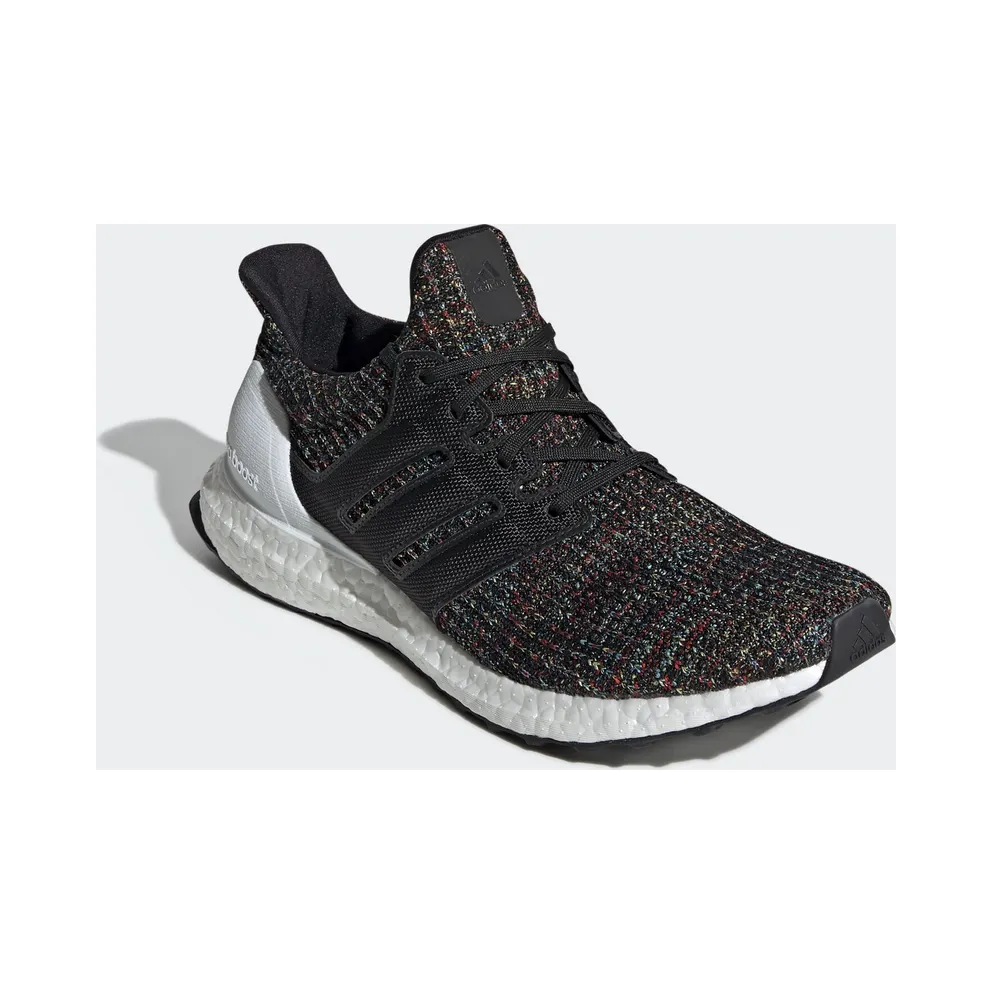 adidas Ultra Boost 4.0 Black Multi-Color White Heel Cage Core Black/Core Black/Active Red (F35232)