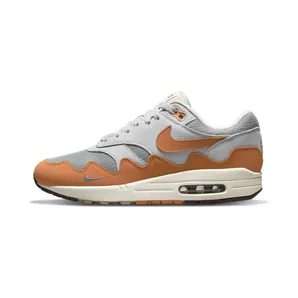 Nike x Patta Air Max 1 Waves “Metallic Silver / Pure Platinum / Coconut Milk / Monarch” (DH1348-001)
