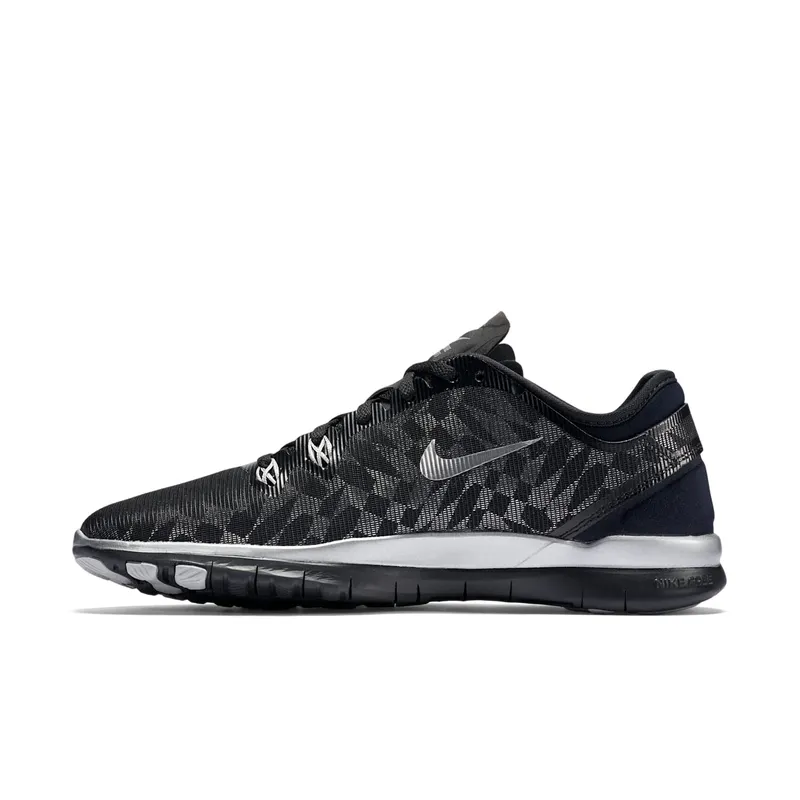 Nike Free 5.0 TR Fit 5 Black Metallic Silver (W) Black/Metallic Silver (806277-001)
