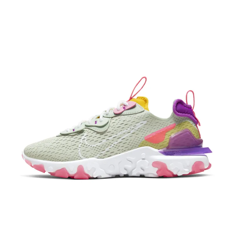 Nike React Vision Pistachio Frost (W) Pistachio Frost/Vivid Purple-Speed Yellow-White (CI7523-300)