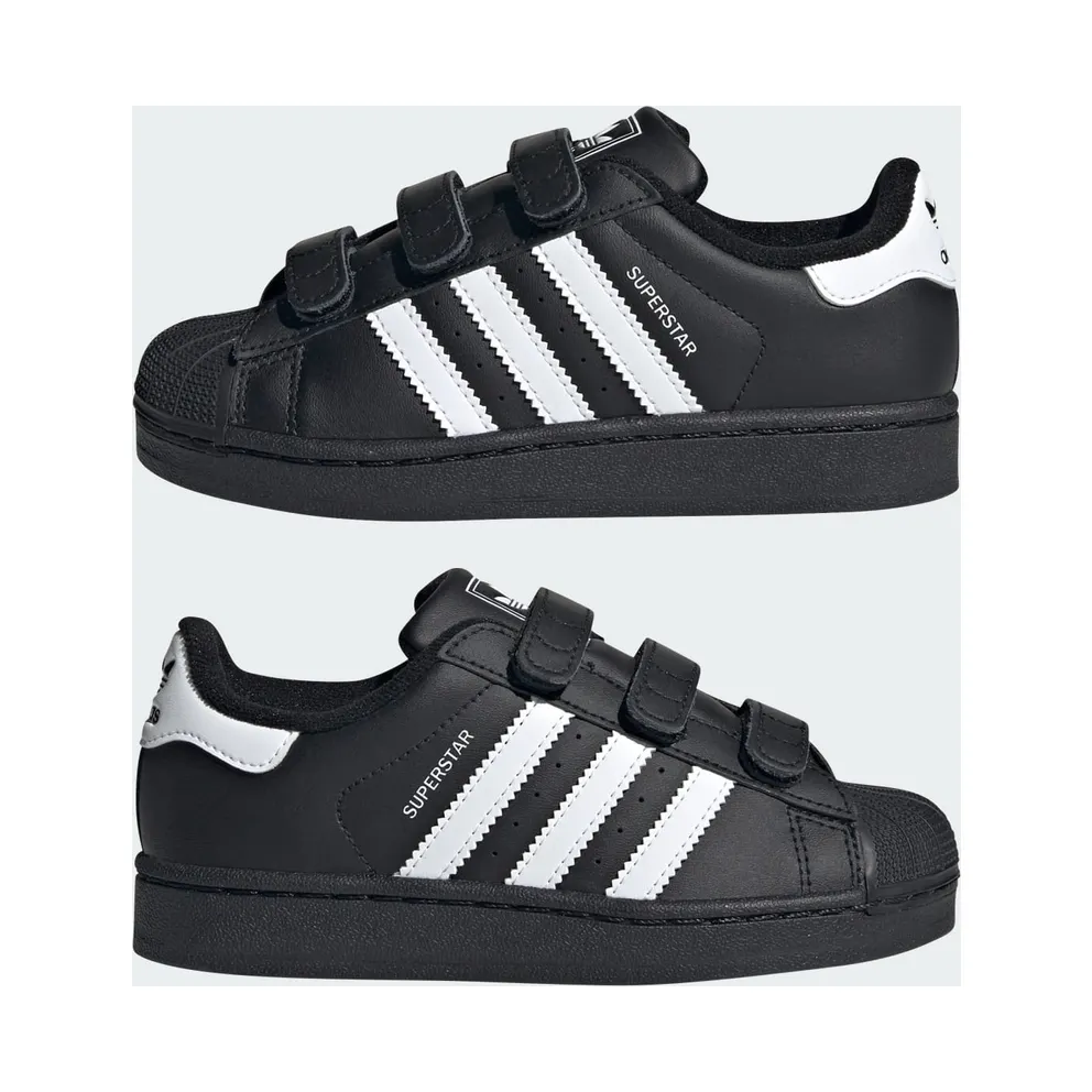 Adidas Superstar II Comfort Closure Kids Core Black / Cloud White / Core Black (JI3989)