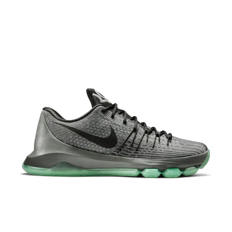 Nike KD 8 Hunt’s Hill Night Night Silver/Deep Pewter-Tumbled Grey-Green Glow (749375-020)