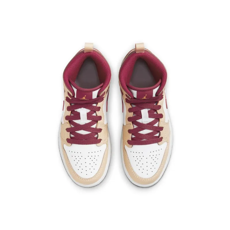 Jordan 1 Mid Younger Kids’ Brown (640734-201)