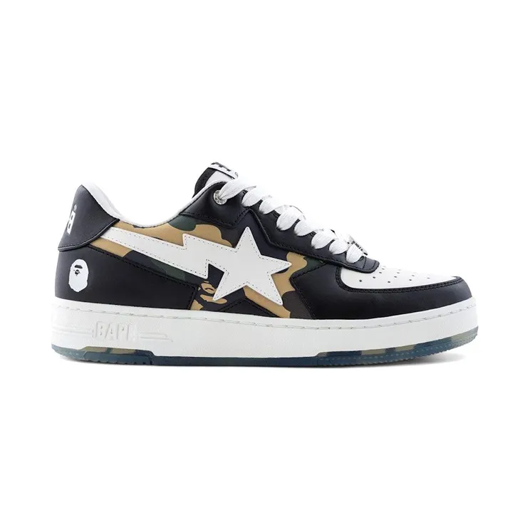 A Bathing Ape Bape Sta Icon #2 Black Camo (1L80-191-306)