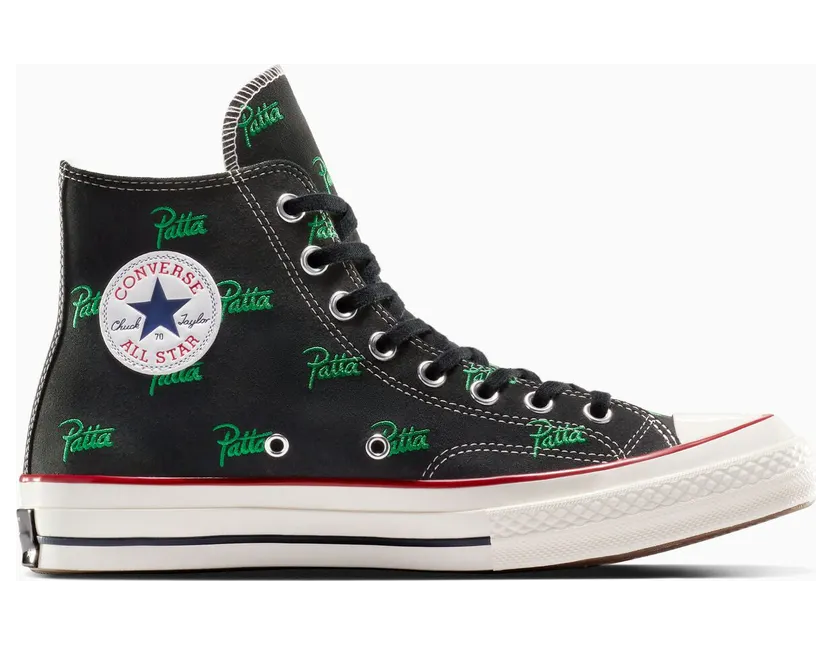 Converse Chuck 70 Hi Patta Mini Logo Pack Black (A13857C)