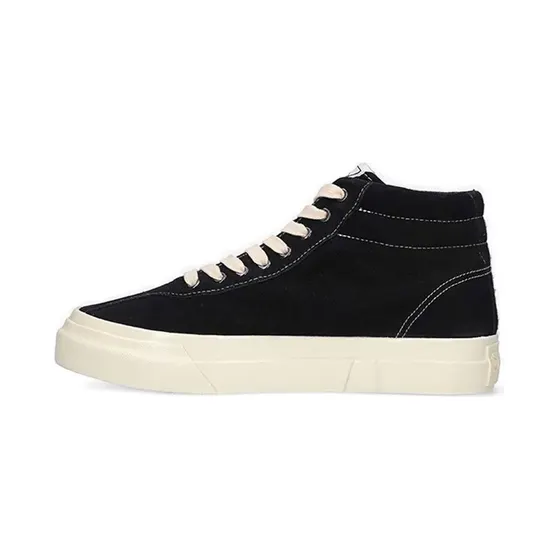 Stepney Workers Club High-Top-Sneakers aus Wildleder “Black” (YB02015)