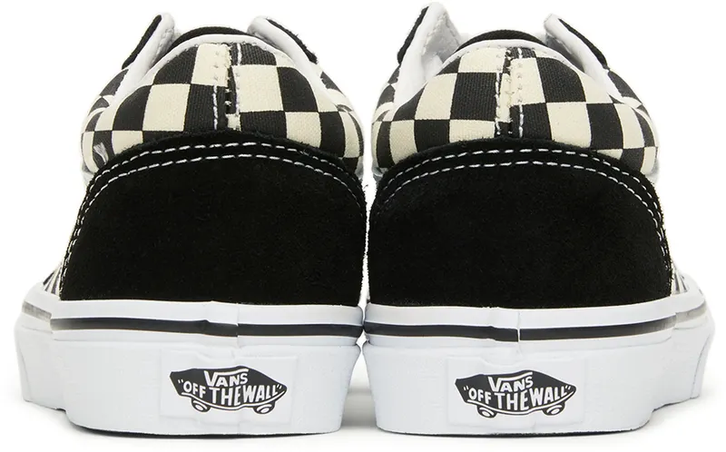 Vans Kids Black & White Checkerboard Old Skool Little Kids Sneakers (VN0A38HBP0S1)