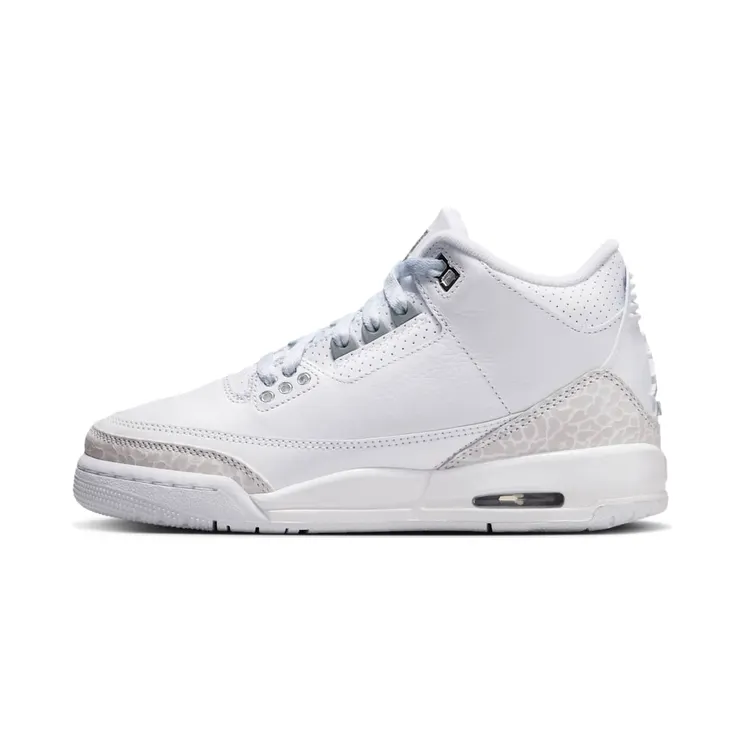 Air Jordan 3 Retro GS Pure Money (2025) “White / Metallic Silver” (DM0967-111)