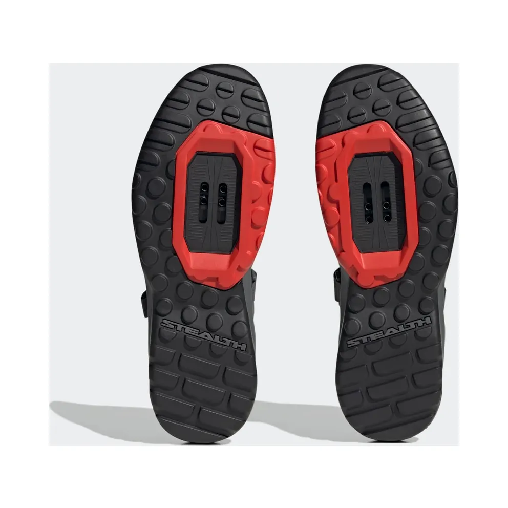 Adidas 5.10 TRAILCROSS CLIP-IN MOUNTAIN BIKING SHOES Core Black / Grey Three / Red (HP9926)