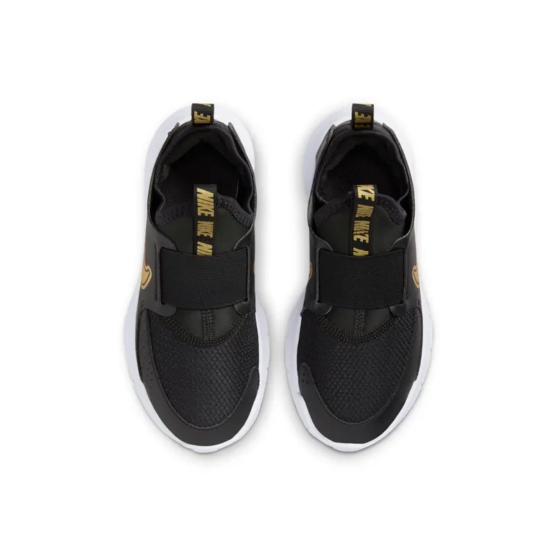 Nike Flex Runner 3 Black White Metallic Gold (FN1449-006)