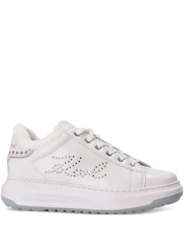 Karl Lagerfeld KAPRI LUG leren sneakers – Black (KL67511)