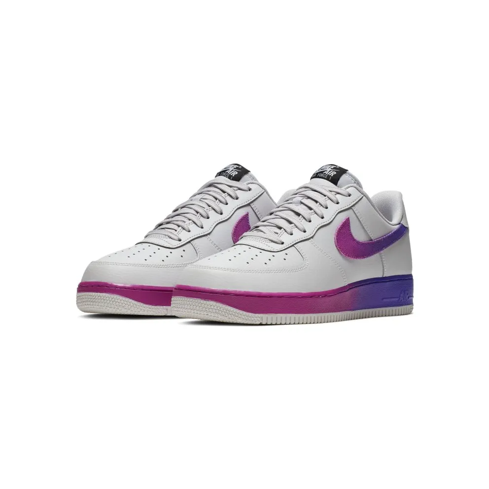 Nike Air Force 1 Low Gradient Vast Grey Hyper Grape Vast Grey/Hyper Grape-Active Fuchsia-Black (CJ0524-002)