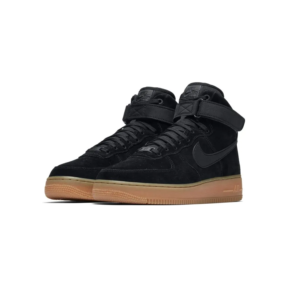 Nike Air Force 1 High 07 Lv8 Suede Black/Black-Gum Med Brown Black/Black-Gum Med Brown (AA1118-001)