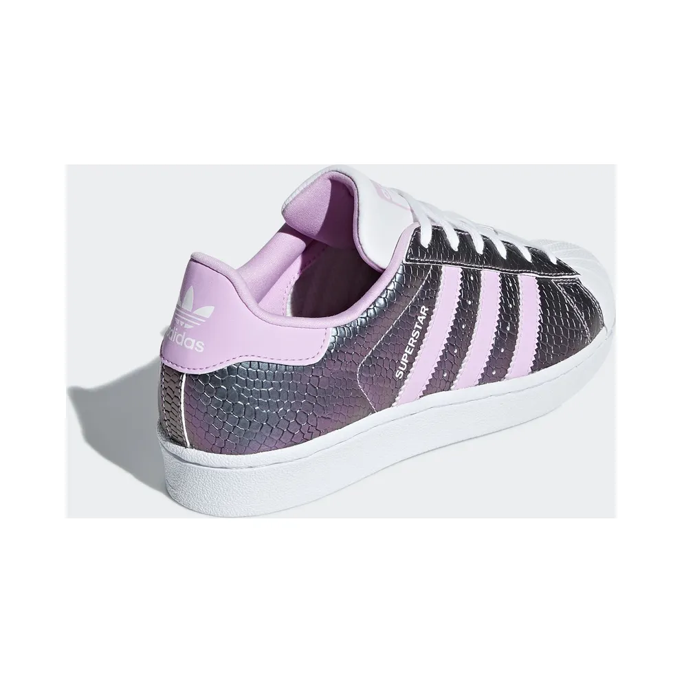 adidas Superstar Snake Clear Lilac (Youth) Footwear White/Clear Lilac/Footwear White (B37184)