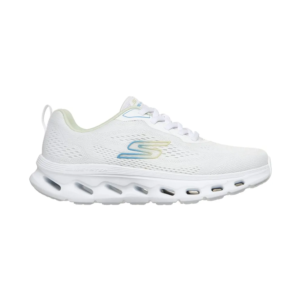 Skechers GO WALK Glide-Step 2.0 – Krisshirt Sneaker Weiß/Blau