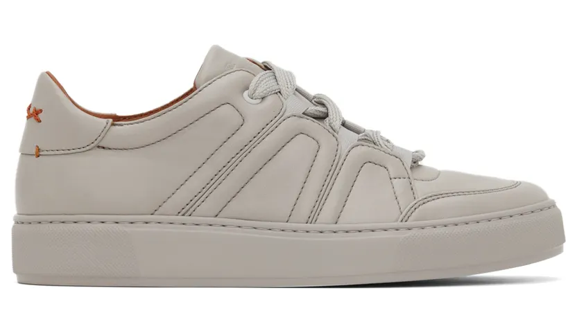 Ermenegildo Zegna Grey Tiziano Sneakers (LHLAS-A5176X)