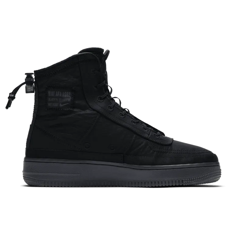 Nike Air Force 1 Shell Black (W) Black/Graphite (BQ6096-001)