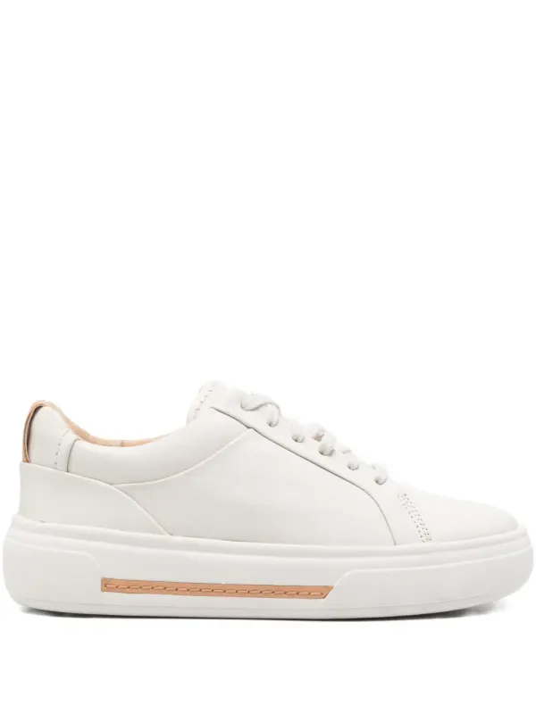 Clarks Hollyhock leren sneakers – White (CL26176308)