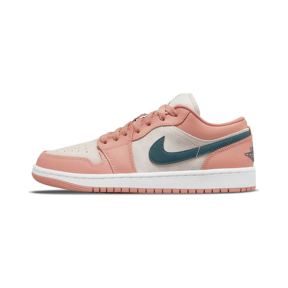 Air Jordan 1 Low Light Madder Root – “Coral Pink / Dark Teal / White” (DC0774-800)