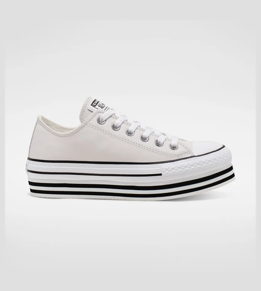 Converse Chuck Taylor All Star Platform Low Top Pale Putty/white/black (565829C)