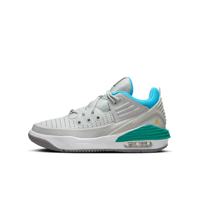 Jordan Max Aura 5 Photon Dust Cement Grey New Emerald Taxi (DZ4352-070)