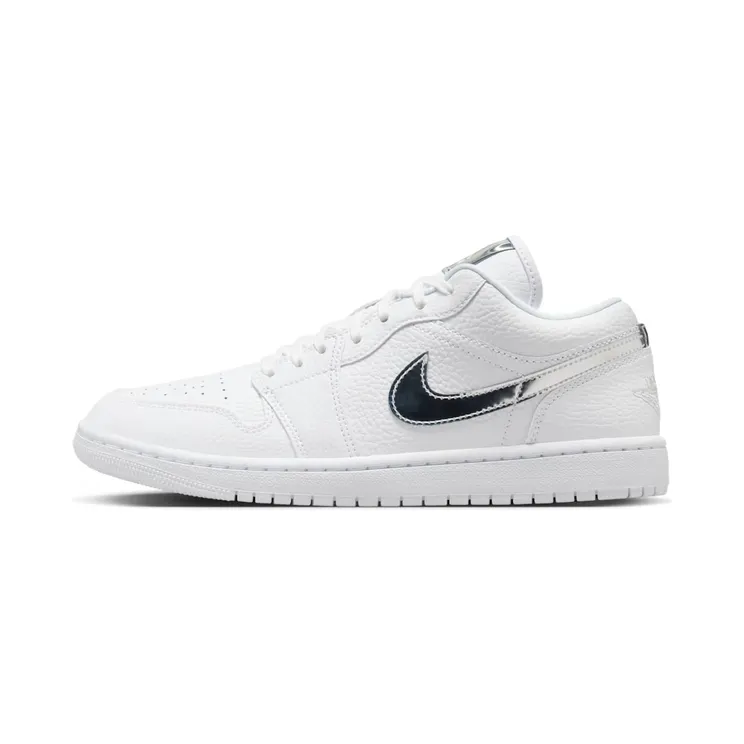 Air Jordan 1 Low SE White Metallic Silver’ “White / Metallic Silver” (IQ9381-100)