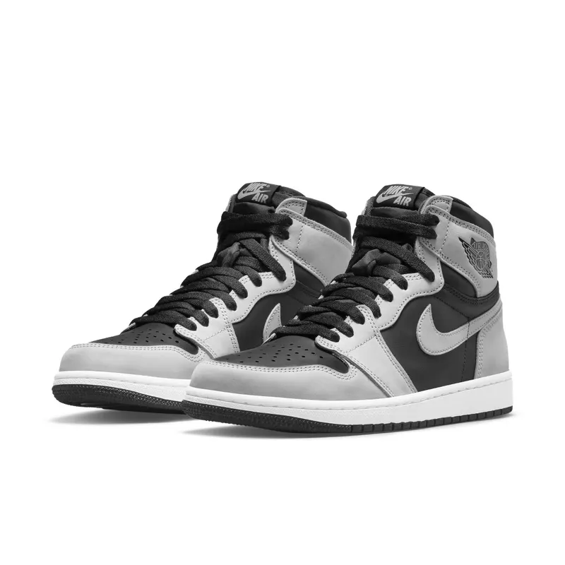 Jordan 1 Retro High Black White Light Smoke Grey (555088-035)