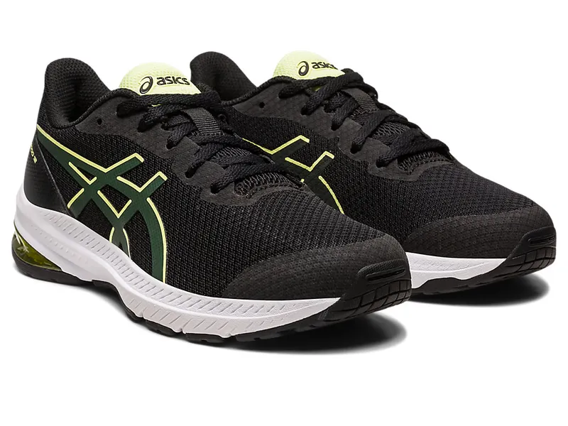 Asics Gt-1000 12 Gs Black/Rain Forest (1014A296.003)