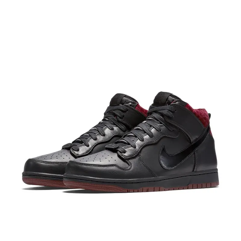 Nike Dunk CMFT Coffin Black/Black-Team Red (716714-003)