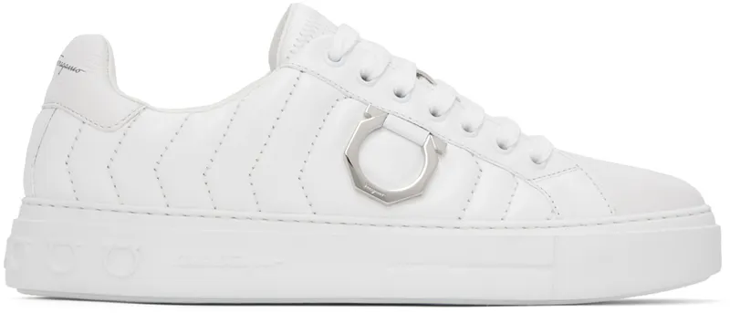 Salvatore Ferragamo White Laky (753818 020776001)