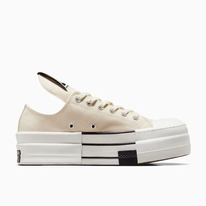 Converse DRKSHDW Chuck Taylor All Star DBL DRKSTAR Ox Rick Owens DRKSTAR Natural Ivory (A04955C)