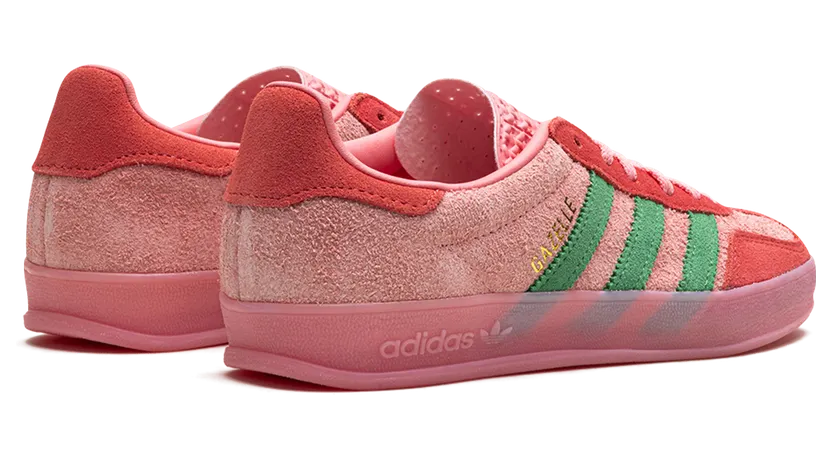 Adidas Gazelle Indoor “Pink Spark”: vrolijk kleurentrio in retrojas (2)