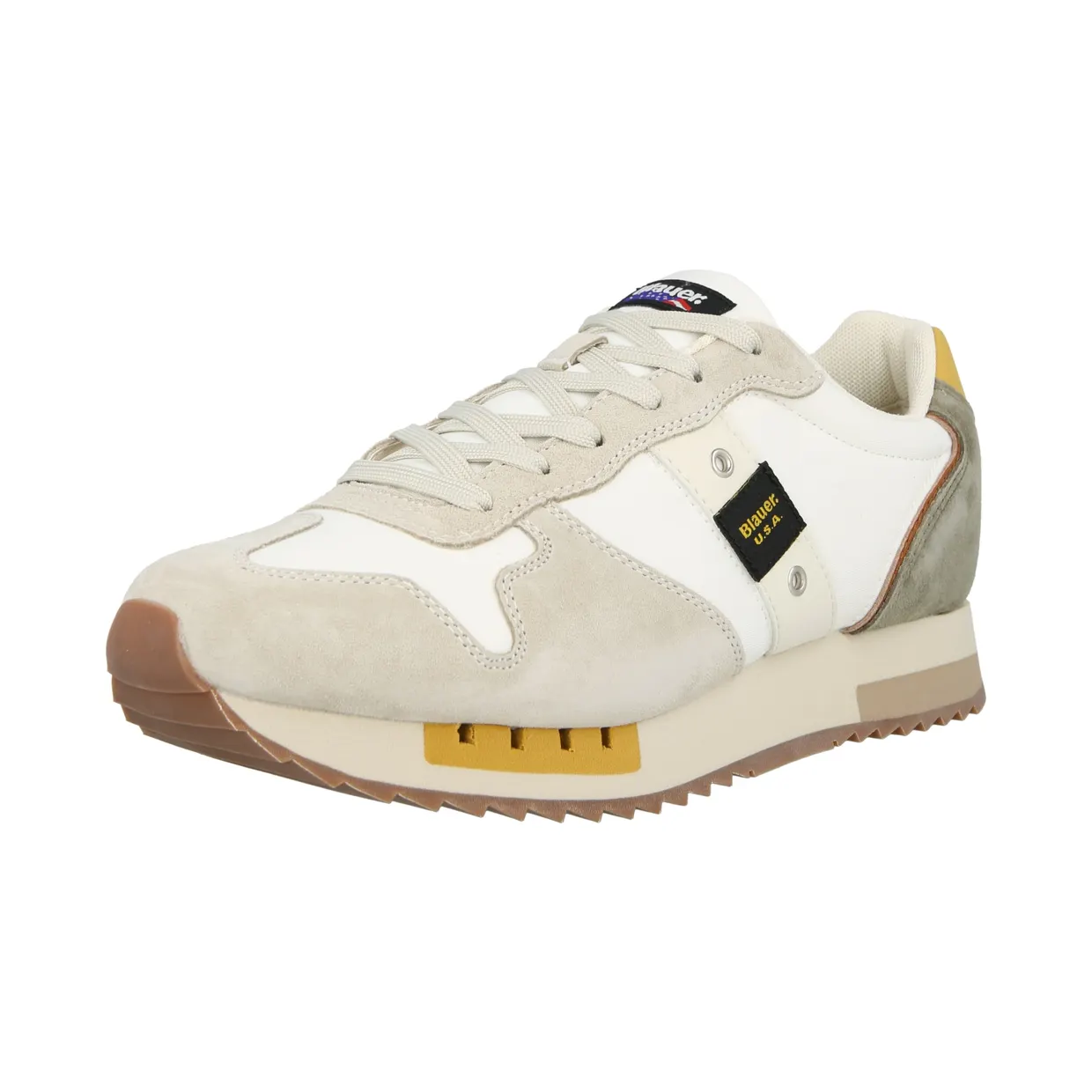 blauer-sneaker QUEENS01NUBWHI